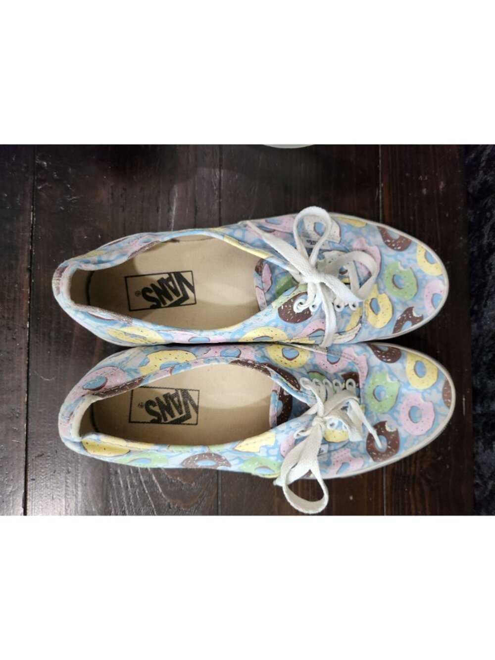 VANS Authentic "Donuts Munchies Sprinkles Blue" Men’s Size 9.5 / Women’s 11 - Picture 7 of 8